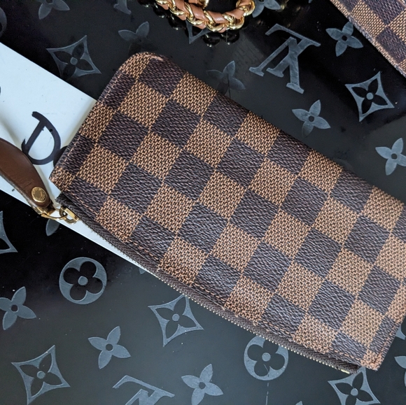 Louis Vuitton ascot wallet clutch with chain strap incert - Picture 15 of 17